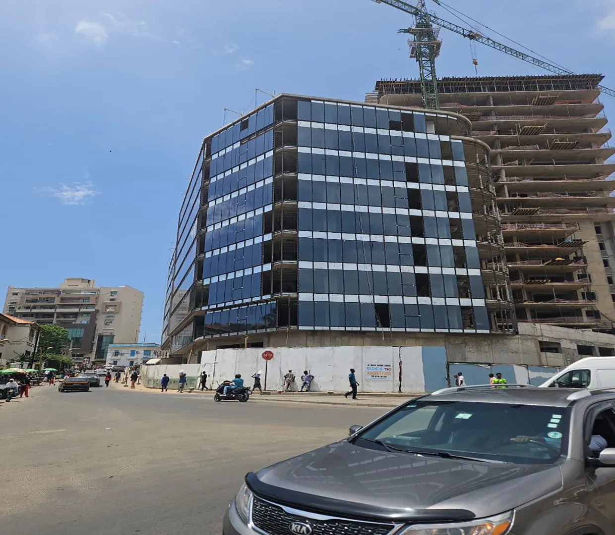 Vue de l’ensemble immobilier SOKAM à Dakar